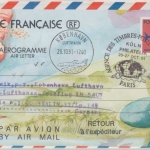 Polynesie Francaise 76 F Aerogramme Zuleitung LH-Erstflug Berlin Kopenhagen 1991