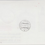 Färöer - Lufthansa Erstflug Zuleitungspost Düsseldorf - Prag 1992 Hinweisstempel