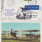 Canada - 8 C. Bildganzsache + Zusatz Lufthansa Erstflug Toronto - München 1991