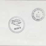 Estland - Lufthansa Erstflug Tallinn - FFM Zuleitungspost Berlin - Nizza 1992