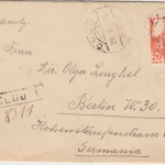 Rumänien - 20 L. König Karl II. Einschreibebrief Cluj - Berlin 1938