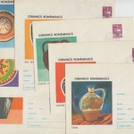 Rumänien - Rum. Keramik 7 versch. Ganzsachenumschläge ungebraucht 1973