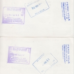 Barbados - 2 Luftpostkarten Zuleitung LH-Erstflug Caracas - Quito 1988
