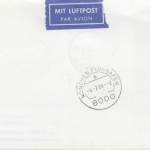 Kiribati - 25 C. Vögel Zuleitung LH-Erstflug Tokio - München via Sibirien 1988