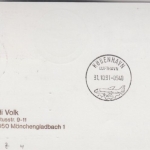 BRD - Marineschiffspost 61 Zerstörer Lütjens LH-Erstflug Zuleitung Berlin 1991