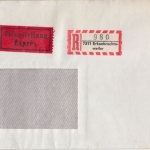 BRD - 2x230 Pfg. I&T Eilboten Einschreibebrief Erkenbrechtsweiler - Ulm 1981