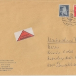 BRD - 500+20 Pfg. I&T Nachnahmebrief bis 250g Bad Salzschlirf Schwabhausen 1989