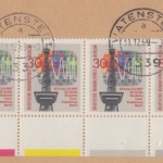 Berlin - 30 Pfg. Funkausstellung 8er-Streifen m. Farbränder Wattenstedt 1969