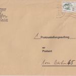 Berlin - 2x300 Pfg. Frauen Postzustellauftrag Ortsbrief Berlin 1990
