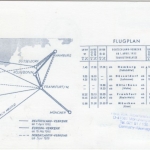 Micronesia - Lufthansa Jubiläumsflug Düsseldorf - London 1995 Zuleitungspost