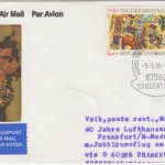 Österreich - Kleinwalsertal Lufthansa Sonderflug FFM Madrid Zuleitungspost 1995