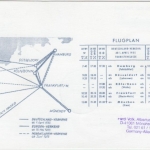 Lesotho - Lufthansa Zuleitung Erstflug München - Frankfurt ILA 1995 Schmuckkarte