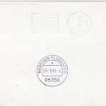 Tonga - Zuleitungspost Lufthansa-Erstflug Singapur - München 28.3.1995