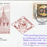 Georgien Gruzija - Lufthansa Erstflug Hamburg Rostock Zuleitungspost 30.5.94