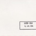 Island - Zuleitungspost Lufthansa Erstflug München St. Petersburg 1994