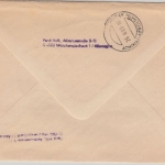 BRD - Schiffspost MS Arkona Zuleitung LH-Erstflug Frankfurt - Athen 1993