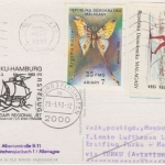 Malagasy - Zuleitungspost Lufthansa Erstflug Turku - Hamburg 1993