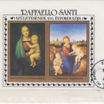 Ungarn Areogramme Raffaello Santi Zuleitung Lufthansa Erstflug FFM Detroit 1993