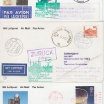 BRD/Türkei - Lufthansa Erstflug Berlin - Istanbul 1991 - 8 versch Zuleitungen !!