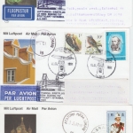 BRD/Türkei - Lufthansa Erstflug Stuttgart Istanbul 1991 - 12 versch Zuleitungen