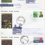 BRD/Türkei - Lufthansa Erstflug Stuttgart Istanbul 1991 - 12 versch Zuleitungen
