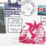 Canada - LH-Erstflug Toronto - München Zuleitung LH-Erstflug Stuttgart Istanbul