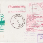Canada - 35 J. Kanada-Dienst Zuleitung LH-Erstflug Berlin - Istanbul 1991