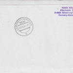 Gibraltar 50th A. Regiment Zuleitung Lufthansa 1. Nachtluftpost FFM Leipzig 1991