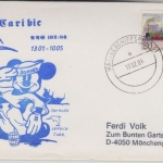 BRD - Marineschiffspost 51 Zerstörer Rommel USA-Karibik-Reise 1986