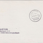 BRD Marineschiffspost 52 Tender Elbe Zuleitung LH-Erstfflug Hamburg Rostock1994