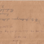 BMA Malaya - 6x25 P. George VI. Luftpostbrief Muar - Rayavaram 1946