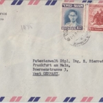 Thailand/Siam - 3 B. 400. Geb. König Narsuan u.a. Luftpostbrief Bangkok 1956