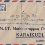 Malaya Penang - 1$ + 25 C. Freimarken Luftpost Einschreiben Penang A 1961 n.