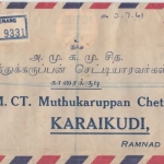 Malaya Penang - 2$ Freimarke u.a. Luftpost Einschreiben Penang - Karaikudi 1961