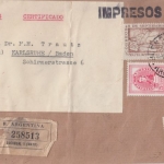 Argentinien - 3x10 C. Landwirtschaftstag u.a. Einschreiben Drucksache VDS 1948