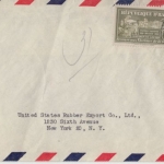 Haiti - 60 C. Flugpostausgabe ua Luftpost Zensurbrief n. USA Port au Prince 1945