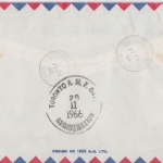 Canada - 50 C. Textilindustrie Luftpost Einschreibebrief Toronto - München 1966