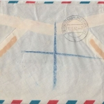 Paraguay - 2x1 G. + 3x50 C. 500. Geb. Kolumbus Luftpost Einschreibebrief 1952