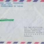 Thailand - 5+2 B. Bhumibol Luftpost Einschreibebrief n. DÄNEMARK Bangkok 1966
