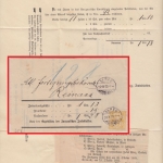 Schweiz - 15 C. Kreuz/Wertschild Nachnahmebrief Aarau - Reinach 1885