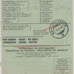 Schweiz - 60 C. Abrüstungskonferenz Einzugsauftrag Bern - Mühlethurnen 1932