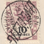 Schweiz - 30 C. steh. Helvetia Einschreiben Einzugsmandat Zürich - Bern 1906