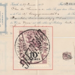 Schweiz - 30 C. steh. Helvetia Einschreiben Einzugsmandat Zürich - Bern 1906