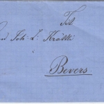 Schweiz - Sils L1 Brief 10 C. sitz. Helvetia n. Bevers 1905 - mit Inhalt