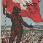Schweiz - Bern 1914 Schweiz. Landesausstellung Sonderkarte n. ÖSTERREICH