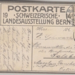 Schweiz - Bern 1914 Schweiz. Landesausstellung Sonderkarte n. ÖSTERREICH