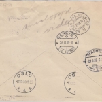 Schweiz - 15+25 C. Flugpostausgabe Luftpostbrief n. NORWEGEN Genf - Oslo 1935