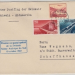 Schweiz - Swissair Erstflug Schweiz-Südamerika Genf - Buenos Aires 1947