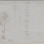 Schweiz - Saaz L1 Dienstbrief Küblis - Schiers 1866 - mit Inhalt !!!