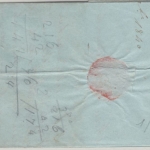 Schweiz - Engadin baluer L1 Vorphilabrief Samaden - Chur 1840